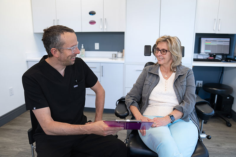 Doctor consulting with Paitent